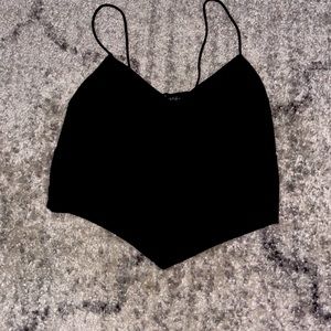 Diamond shaped crop top